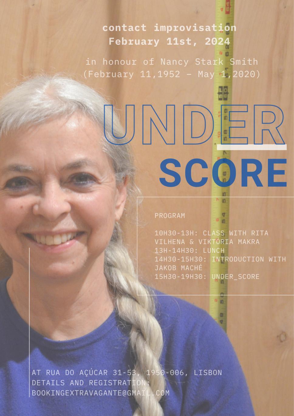 Underscore in honour of Nancy Stark Smith - Contact Improvisation -  Calendario Globale