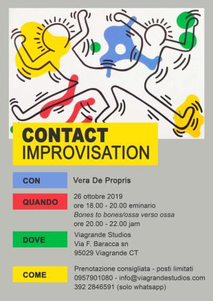 Contact Improvisation con Vera De Propris - Viagrande Studios - Viagrande, Italy