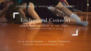 Embodied Consent in Contact Improvisation - Dynamo - Zürich, Switzerland