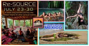 Re-SOURCE:  A week-long somatic journey into Contact Improv and other sensual realms. - CAMP - Playa Zipolite - Zipolite, Mexico