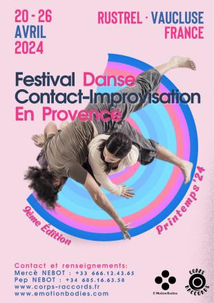 International Contact Improvisation Festival En Provence Spring - 20-26 April 2024 - Rustrel - 9th Edition - Rutrel - Rustrel, France