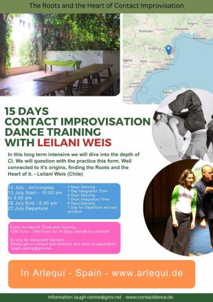 Summer -Training 15 Days - Dancing  in  Arlequi (Spain) 2024-  The Heart and the Roots of CI with Leilani Weis - Arlequi - Banyoles, Spain