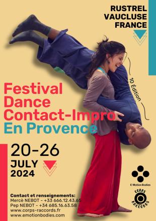 International Contact Improvisation Festival En Provence Summer - 20-26 July 2024 - Rustrel - 10th Edition - Rutrel - Rustrel, France