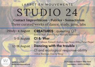 studio 24: 3 week long jam in Larret - Larret - Saint Saude La coussiere, France