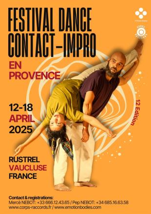 International Contact Improvisation Festival En Provence Spring -12-18 April 2025 - Rustrel - 12th Edition - Rutrel - Rustrel, France