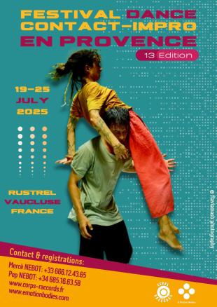 International Contact Improvisation Festival En Provence Summer - 19-25 July 2025 - Rustrel - 13th Edition - Rutrel - Rustrel, France