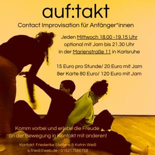 auf:takt - Contact Imrovisation für Anfänger*innen - Meine Bühne, Marienstr. 11 - Karlsruhe, Germany