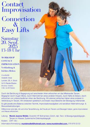 CONNECTION & EASY LIFTS - Contact Improvisation - m.a.studio - Rieden bei Baden, Switzerland