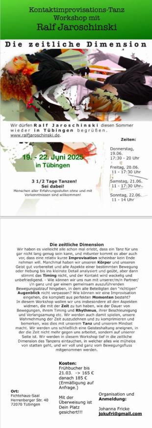 Ralf Jaroschinski in Tübingen - Fichtehaus Tübingen - Tübingen, Germany
