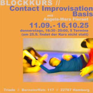 Blockkurs Contact Improvisation Basis - TRIADE – Center for Dance, Improvisation and Performance  - Hamburg, Germany