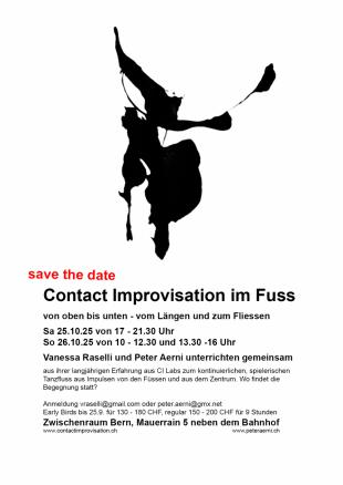Contact Improvisation im Fuss - Zwischenraum - Bern, Switzerland
