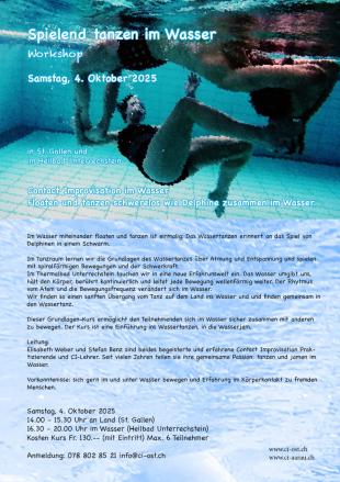 Spielend tanzen im Wasser - Heilpädagogische Schule St. Gallen - St. Gallen, Switzerland