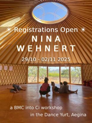 BMC® into C.I. - 5 day workshop with Nina Wehnert - Oikia Karapanou - Aegina island, Greece