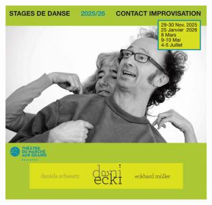 Contact Improvisation / Stages de Danse - Théatre de Marché aux grains - Bouxwiller, France