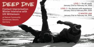 DEEP DIVE Contact Improvisation WINTER INTENSIVE with Ulli Wittemann in Bavaria, Germany - Nature Community - Schönsee, Germany