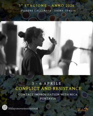 Lichene On Conflict - workshop Contact Improv - Podere Calcinaia - Siena, Italy