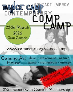Comp Camp - Contact Improvisation and Contemporary Dance Camp - Camino Art House - Vega de San Mateo, Spain