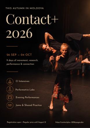 Moldova Dance Festival Contact+ 2026 | Contact Improvisation and Performance | - NOD space - Chisinau, Moldova