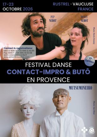 International Contact Improvisation & Butoh Festival En Provence Autumn - 17-23 Octobre 2026 - Rustrel - 17th Edition - Rutrel - Rustrel, France