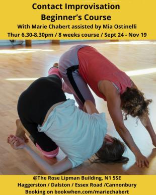 Contact Improv Course - 8-week- Beginners + - Rose Lipman Building - London, United Kingdom